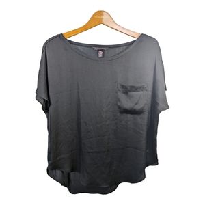 Victoria's Secret Medium Gray Pajama Sleep Lounge Shirt with Breast Pocket